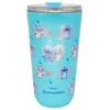 Copo com tampa hermética Stitch e Angel Disney Zona Criativa 500 ml