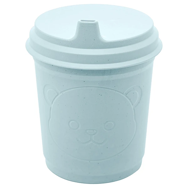 Copo infantil em bambu ecológico Baby Bear azul Lyor 450 ml