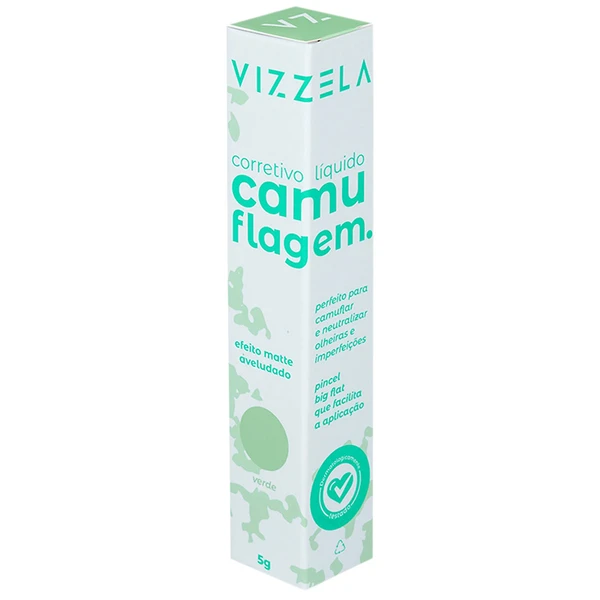 Corretivo Camuflagem Vizzela - verde