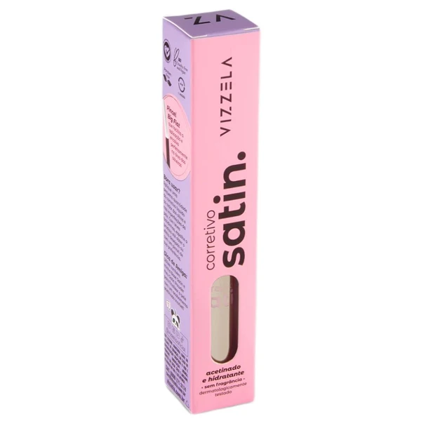 Corretivo líquido acetinado Satin Vizzela - 02