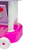 Cozinha infantil Play Time com rodinhas, forno que abre e fecha, torneira, panelinhas e utensílios