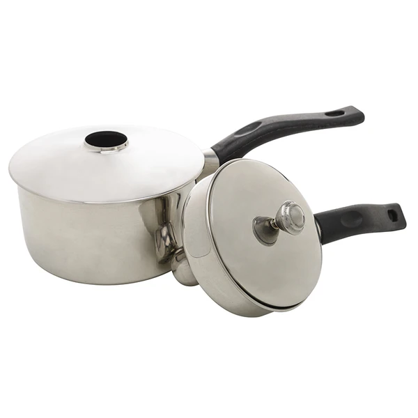 Cuscuzeira individual em inox Lyor 25x12x17,5