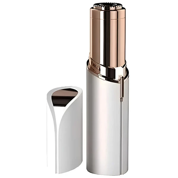 Depilador facial compacto em formato de batom