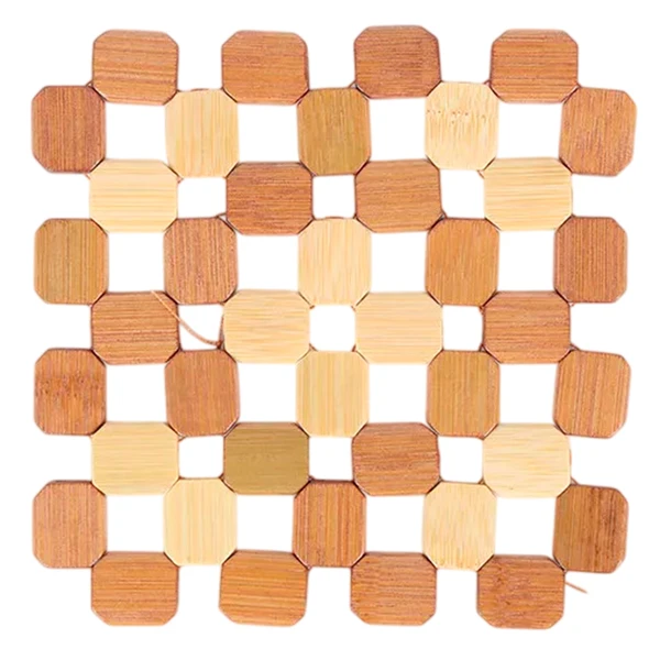 Descanso de panela em bambu 15,5x15,5