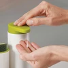 Dispenser para detergente com porta esponja de lavar louça