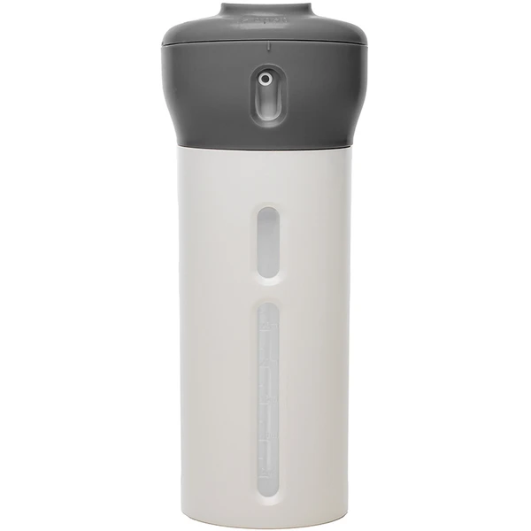 Dispenser rotativo portátil para viagens 4 em 1 cinza Lyor 16,6x5,5x7