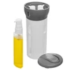 Dispenser rotativo portátil para viagens 4 em 1 cinza Lyor 16,6x5,5x7