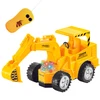 Escavadeira com controle remoto com luz e som Truck Super Max