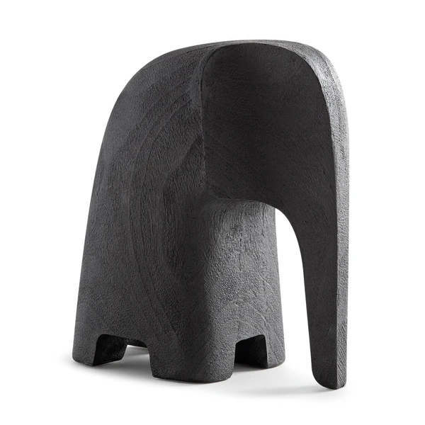 Escultura Elefante preto 17,5 cm