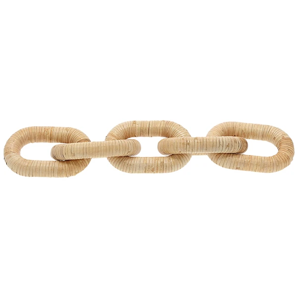Escultura corrente em rattan Mart 50x10