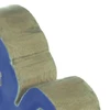 Escultura em madeira Caranguejo azul 25x25x5