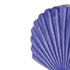 Escultura em madeira Concha azul 29x19,5x5