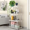 Estante organizadora multiuso com 4 prateleiras 40x21x79