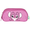 Estojo escolar Angel Stitch Disney Luxcel - roxo