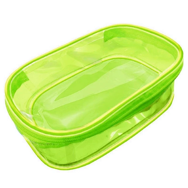 Estojo escolar Box Bubble verde neon DAC 18,7x10,5x4,3