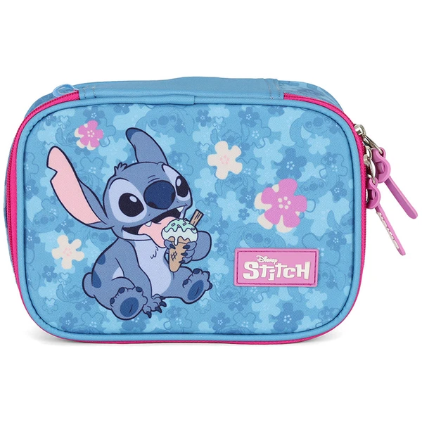 Estojo escolar box Stitch Disney Luxcel - pink