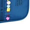 Estojo escolar box para 36 lápis Beaded Fun Rebecca Bonbon - azul