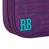 Estojo escolar box para 36 lápis Heart Beats Rebecca Bonbon - roxo