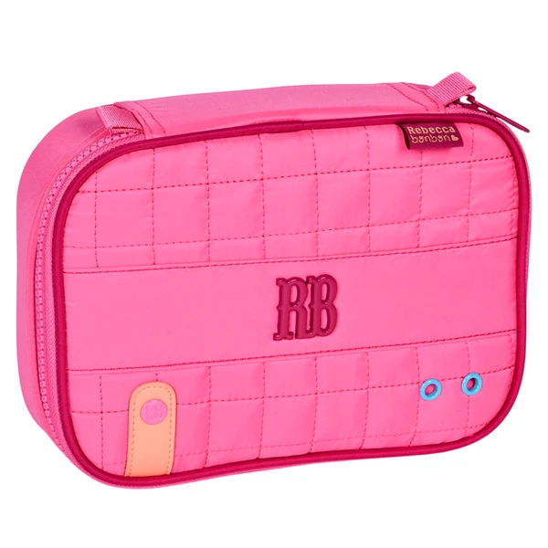 Estojo escolar box para 36 lápis Plush Dreams Rebecca Bonbon - rosa