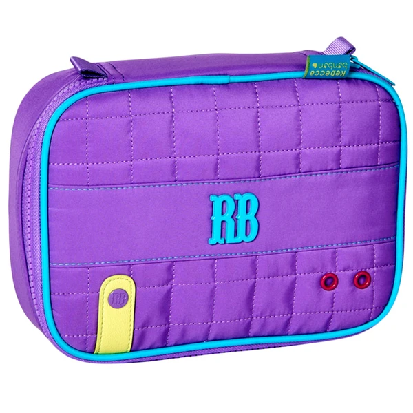 Estojo escolar box para 36 lápis Plush Dreams Rebecca Bonbon - roxo