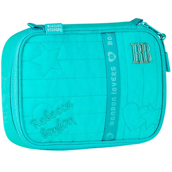 Estojo escolar box para 36 lápis Sweet Dreams Rebecca Bonbon - azul