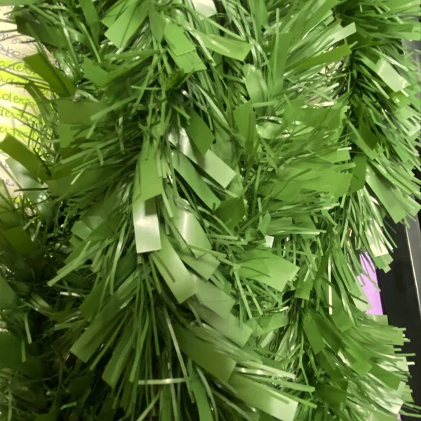 Festão natalino verde duas texturas Grillo 2 metros