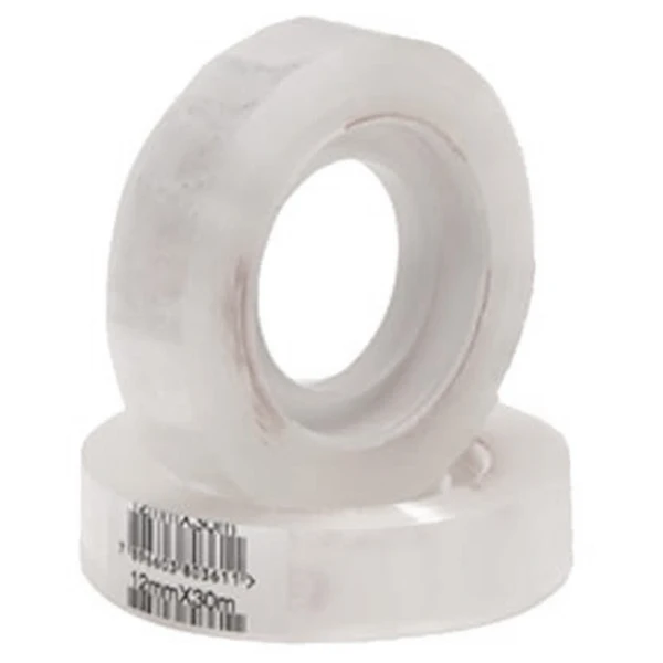Fita adesiva cristal 18 mm 50 metros 10 unidades