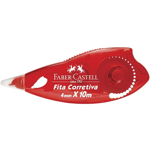 Fita corretiva Faber-Castell 4 mm x 10 metros