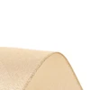 Fita decorativa aramada champanhe com leve brilho elegante 6,3 cm x 9,14 metros