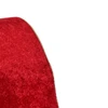 Fita decorativa aramada de veludo vermelho com dourado 10 cm x 9,14 metros