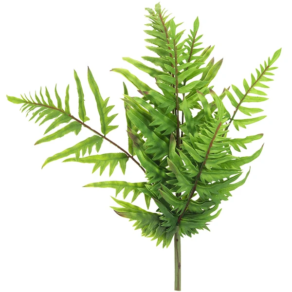 Folhagem de Samambaia pendente verde com tois tons x8 46 cm