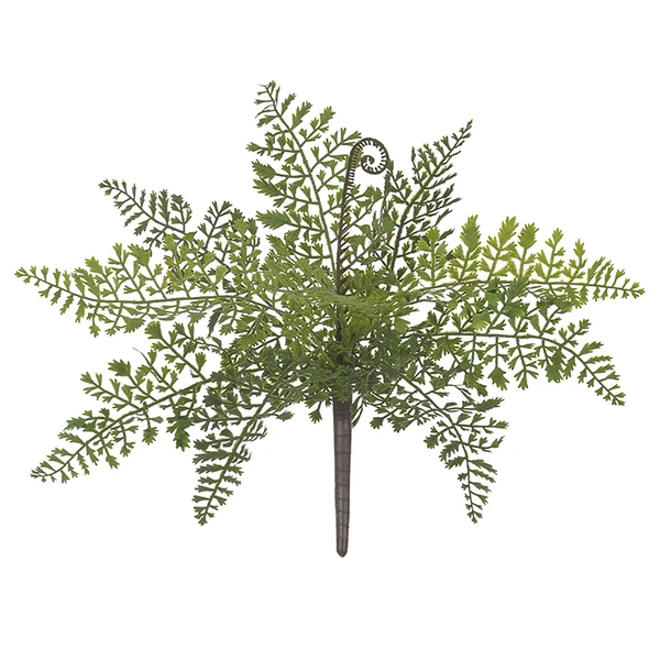 Folhagem de Samambaia verde x10 29 cm