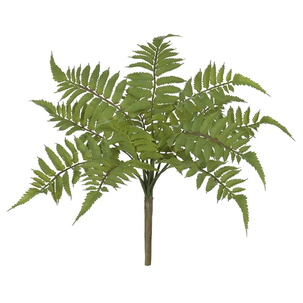 Folhagem de Samambaia verde x12 38 cm