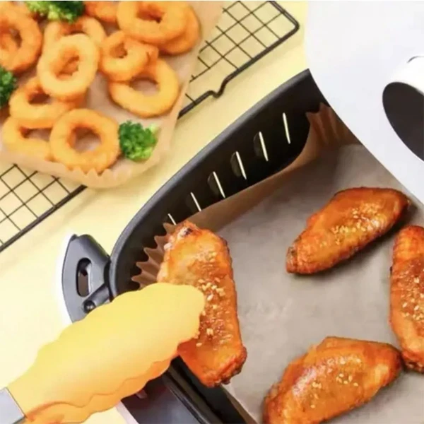 Forma descartável para fritadeira elétrica Air Fryer 20x20x4,5 50 unidades