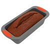 Forma retangular de silicone para bolo e pão caseiro 1,2 litros
