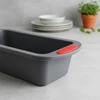 Forma retangular de silicone para bolo e pão caseiro 1,2 litros