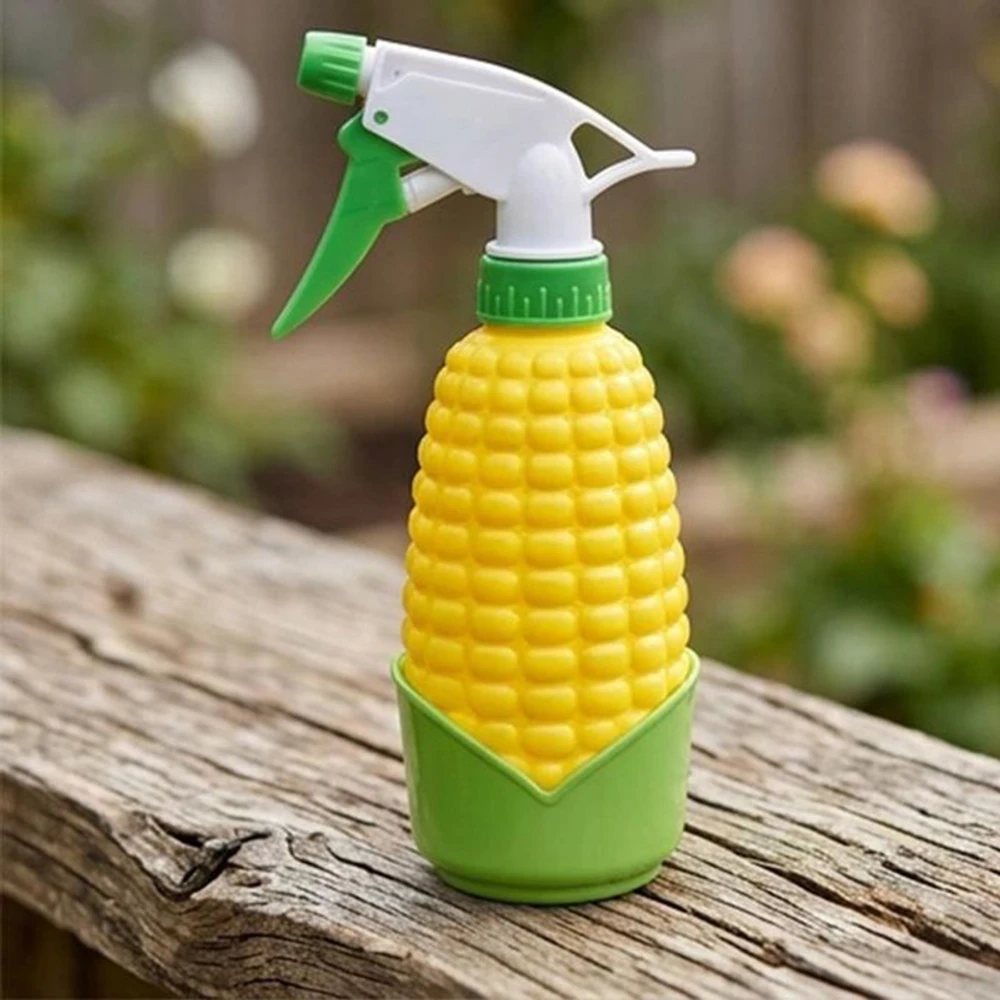 Frasco borrifador de plástico em formato de espiga de milho 450 ml