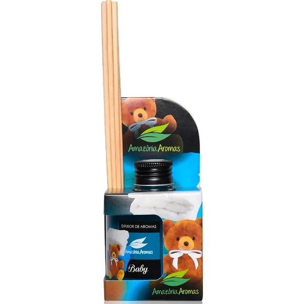 Frasco difusor de aromas com essência Baby azul 270 ml