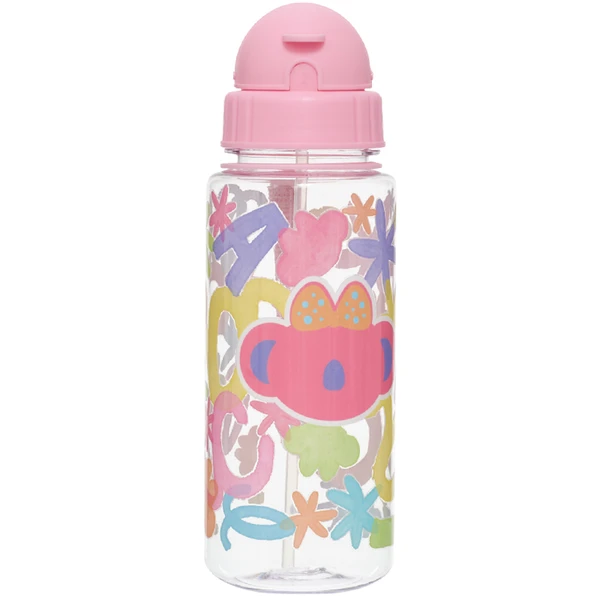 GARRAFA COM CANUDO LILICA RIPILICA LOVIT FLORESCER 500ML