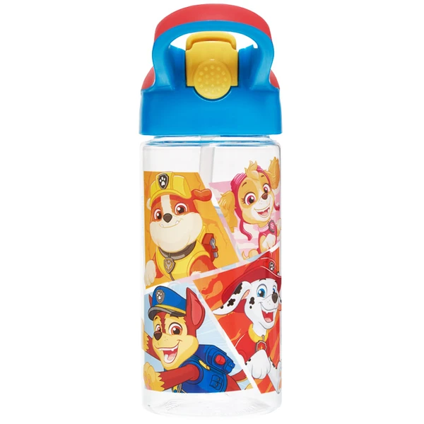 GARRAFA COM CANUDO PATRULHA CANINA FRIENDS 500ML
