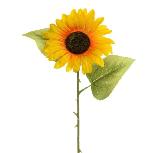 Galho com flor de Girassol 60 cm