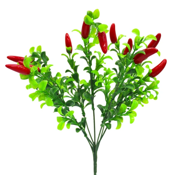 Galhos de Pimenta vermelha 36 cm