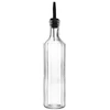 Garrafa de vidro para azeite com tampa preta Vegas Lyor 500 ml
