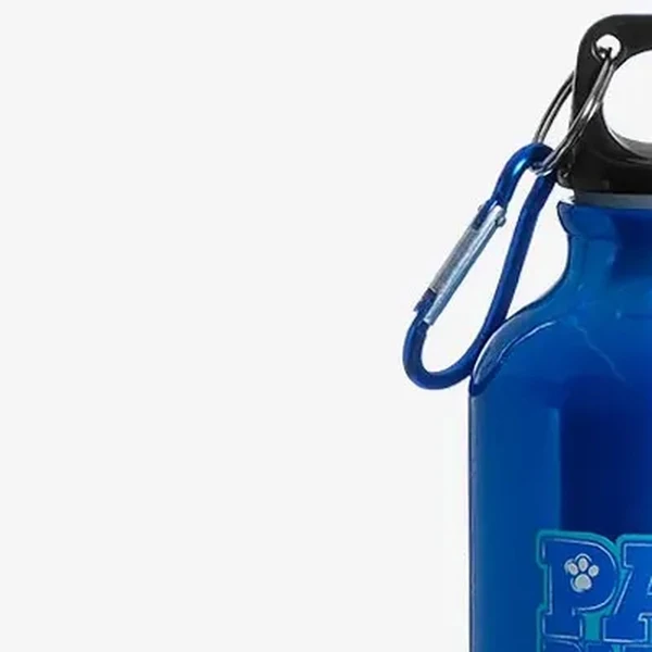 Garrafa squeeze de alumínio com mosquetão Patrulha Canina Nickelodeon Zona Criativa - Chase 500 ml