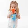 Garrafa squeeze infantil Animal Fun Leão Buba 450 ml