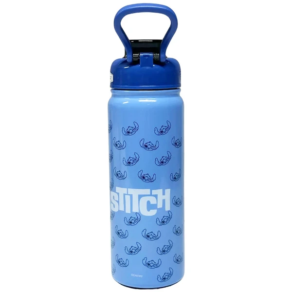 Garrafa squeeze térmica Stitch Disney Zona Criativa 650 ml