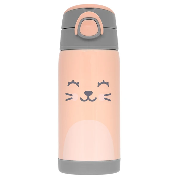 Garrafa squeeze térmica infantil Gumy nude Buba 400 ml