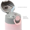 Garrafa squeeze térmica infantil Gumy rosa Buba 400 ml