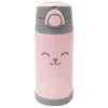Garrafa squeeze térmica infantil Gumy rosa Buba 400 ml