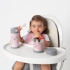 Garrafa squeeze térmica infantil Gumy rosa Buba 400 ml
